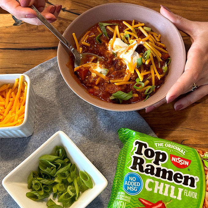 SLOW COOKER TOP RAMEN® CHILI