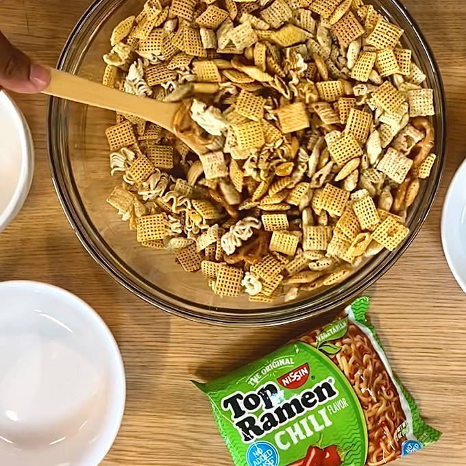 TOP RAMEN® CHEX™ MIX HACK