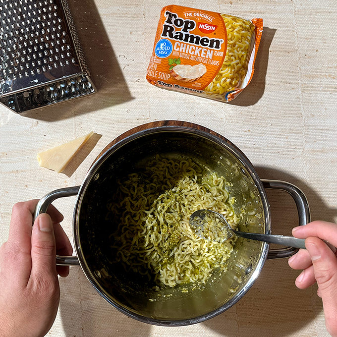 TOP RAMEN® PESTO RAMEN