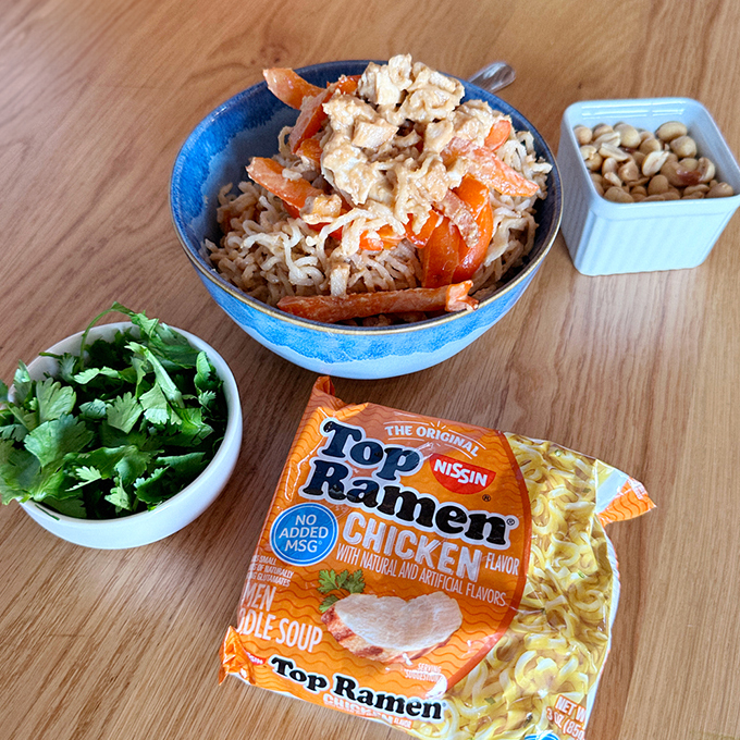 PEANUT TURKEY RAMEN NOODLES